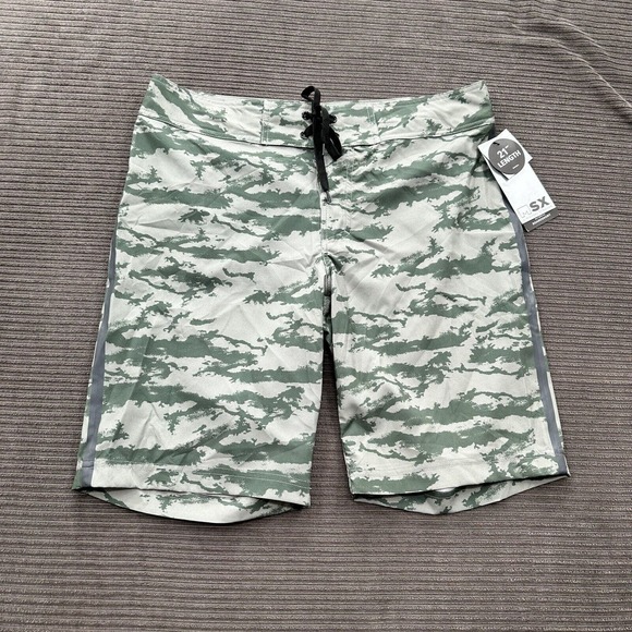 Michael Strahan Other - Michael Strahan Hybrid Board Shorts Men 30 Camo Polyester Beach Outdoors Weekend